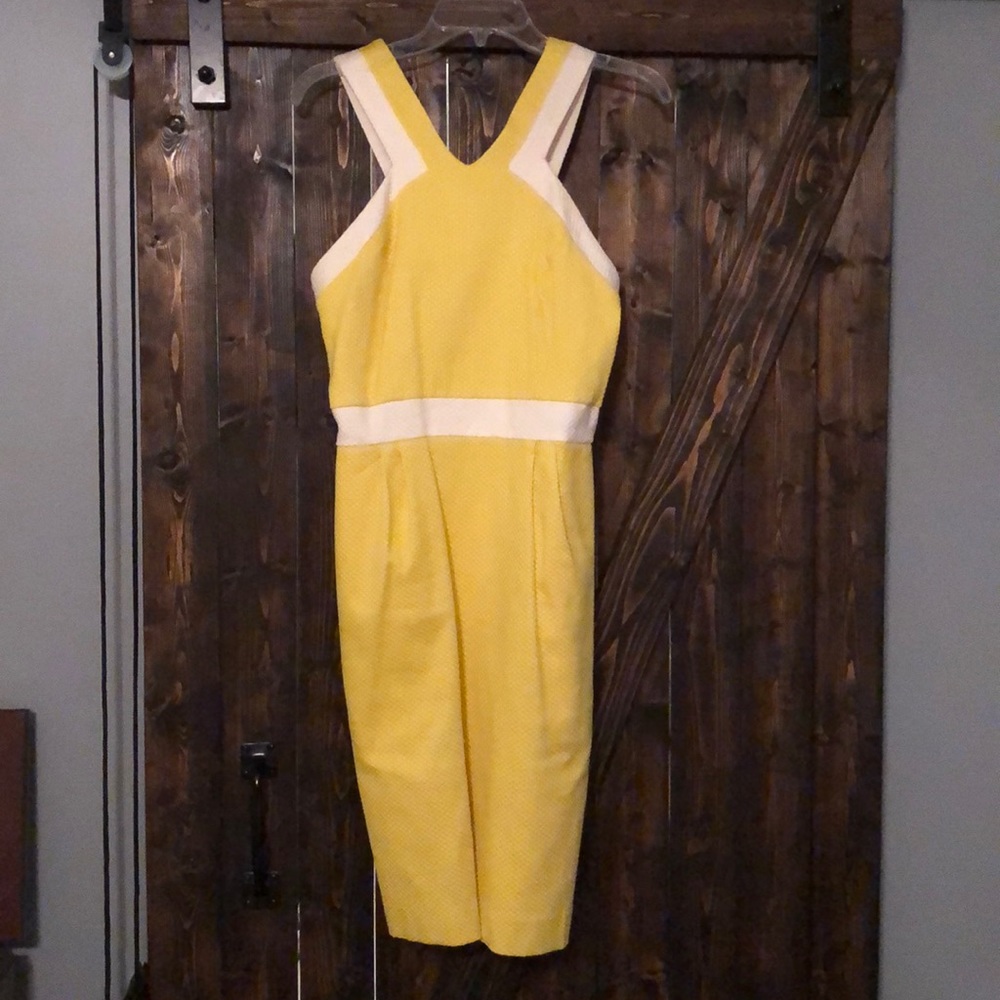 Yellow bow dress